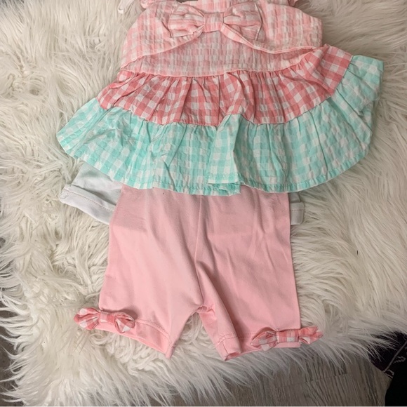 Little Lass Plaid Check Outfit Set - Picture 3 of 4